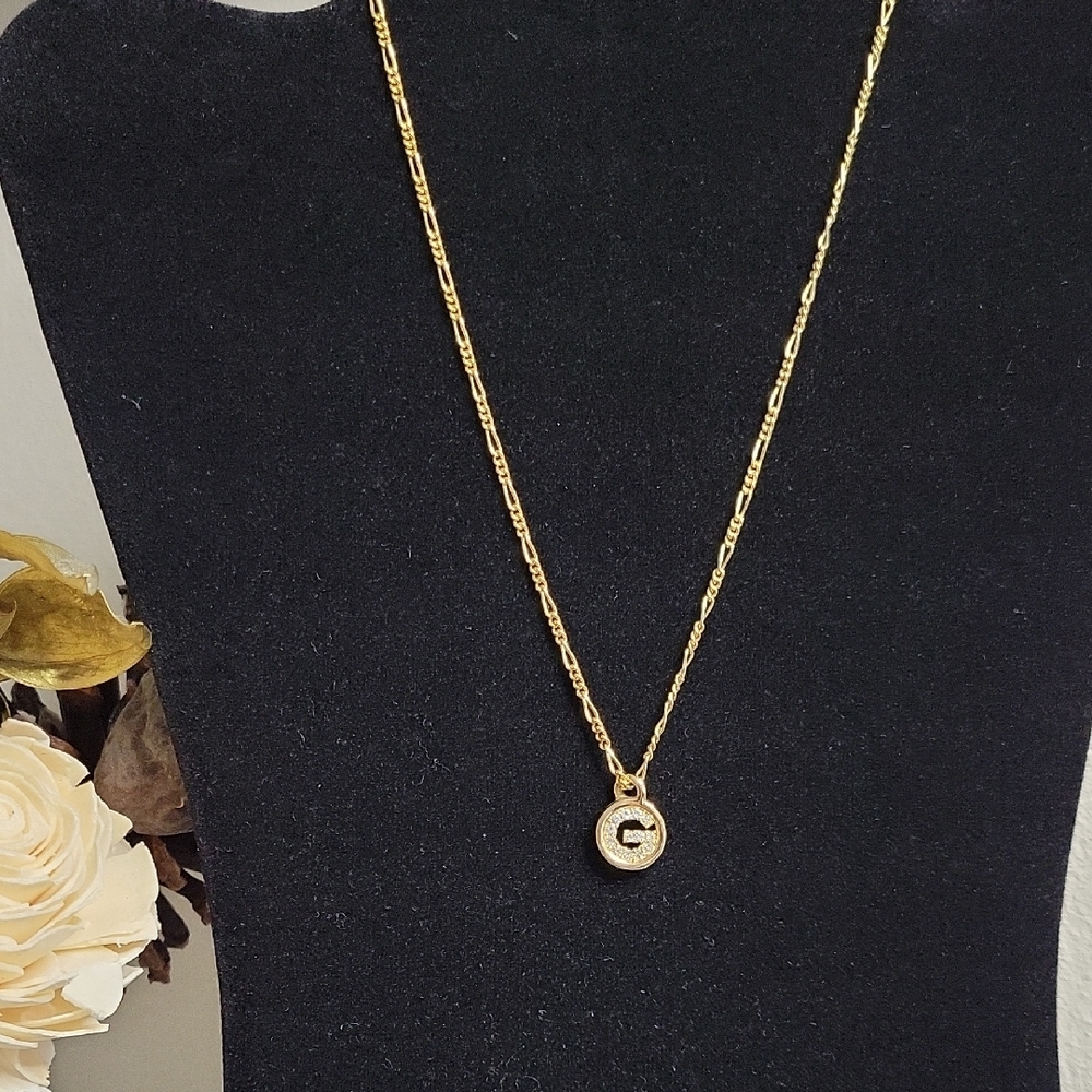 Givenchy G Rhinestone Necklace - Picture 4 of 9